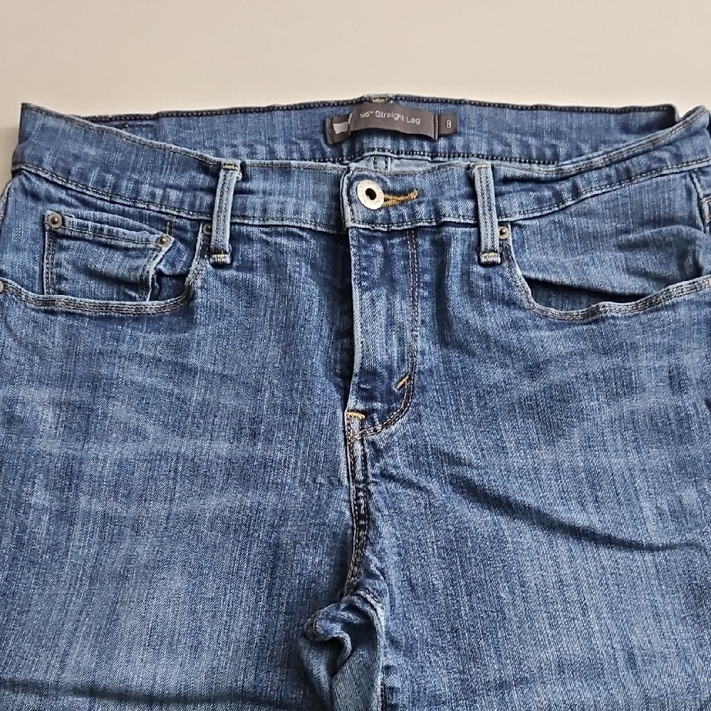 Levi's Women's Blue Straight Leg Jeans